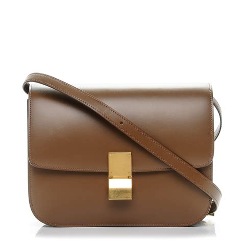 celine medium box bag camel|CELINE Box Calfskin Medium Classic Box Flap Bag Camel .